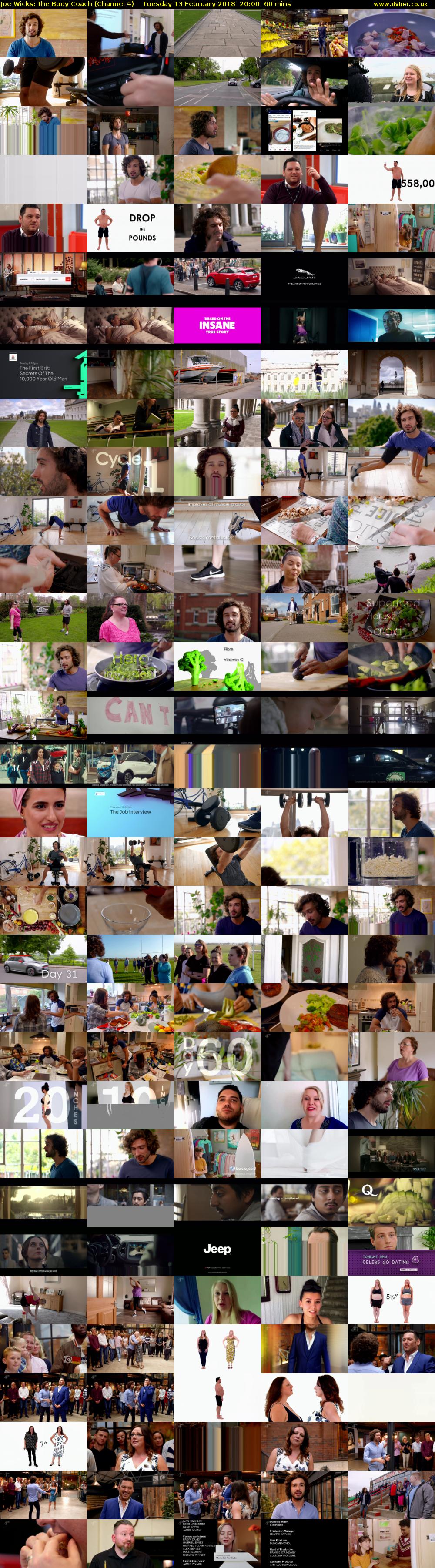 Joe Wicks: the Body Coach (Channel 4) Tuesday 13 February 2018 20:00 - 21:00