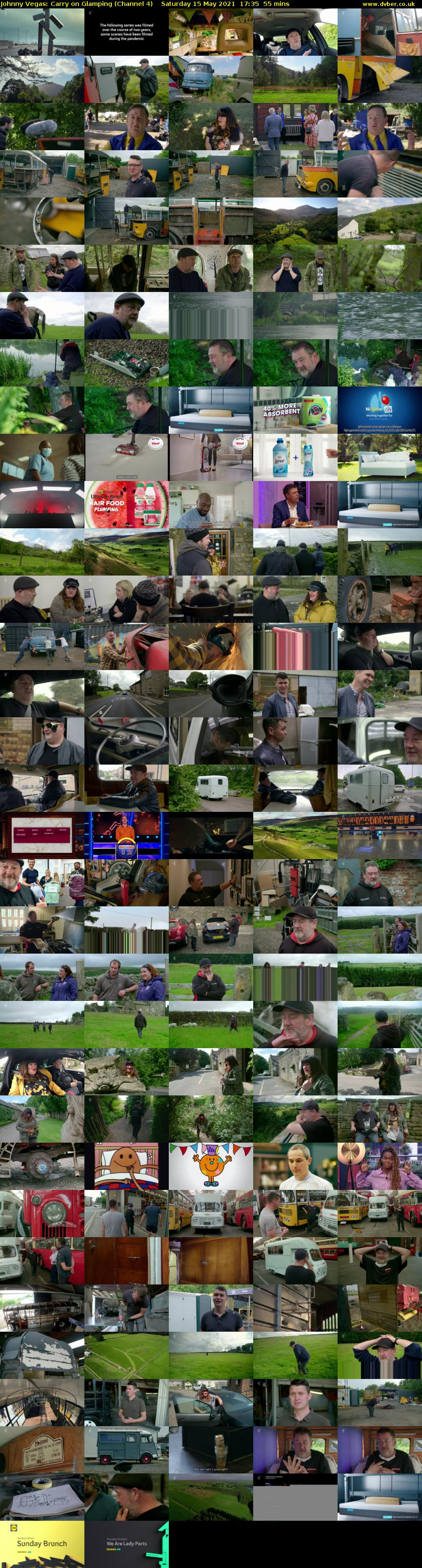 Johnny Vegas: Carry on Glamping (Channel 4) Saturday 15 May 2021 17:35 - 18:30