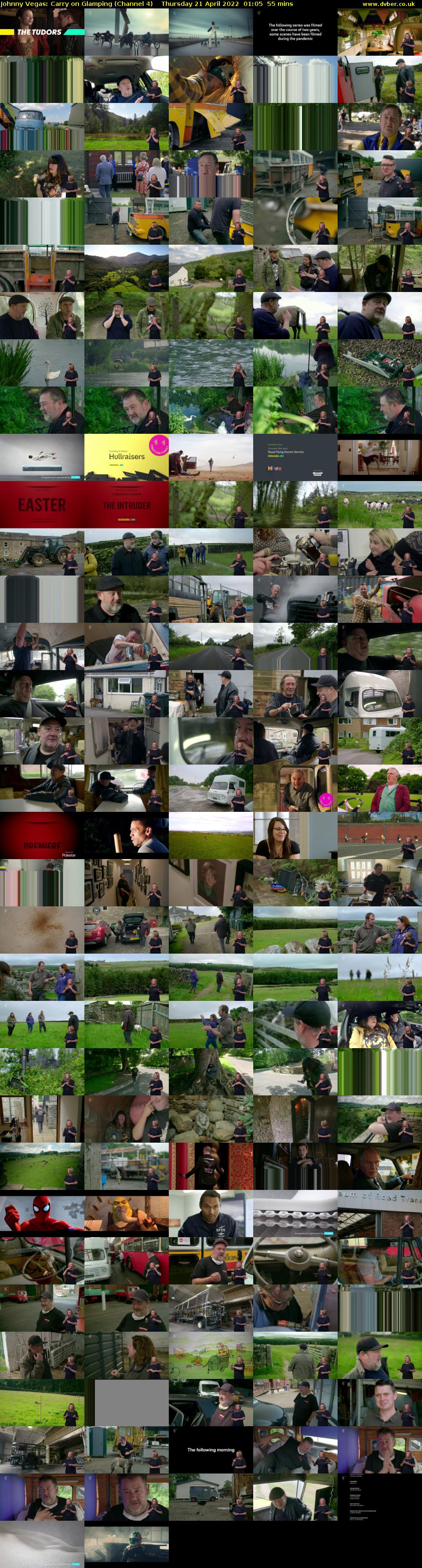 Johnny Vegas: Carry on Glamping (Channel 4) Thursday 21 April 2022 01:05 - 02:00