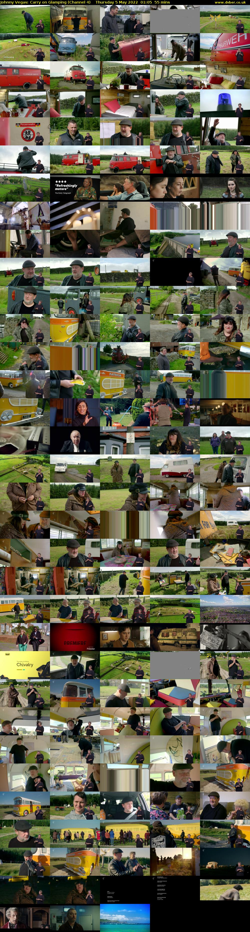 Johnny Vegas: Carry on Glamping (Channel 4) Thursday 5 May 2022 01:05 - 02:00