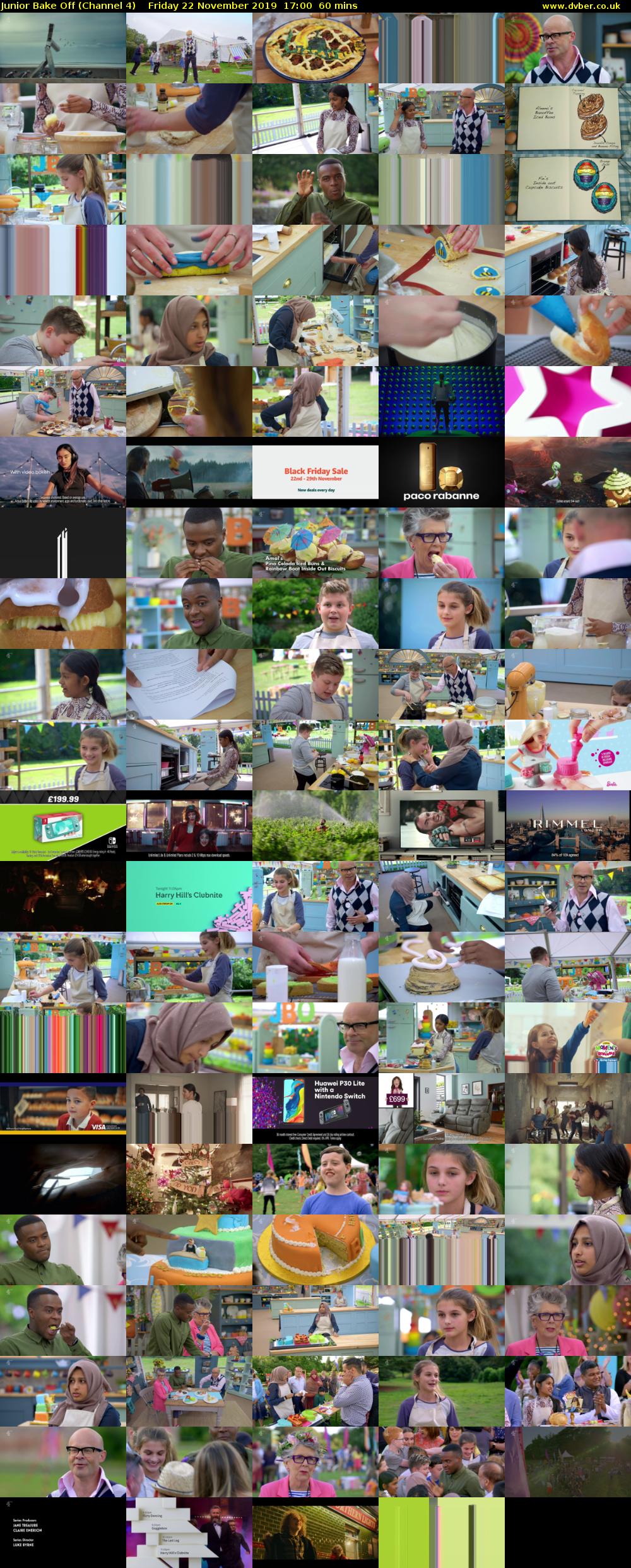 Junior Bake Off (Channel 4) Friday 22 November 2019 17:00 - 18:00