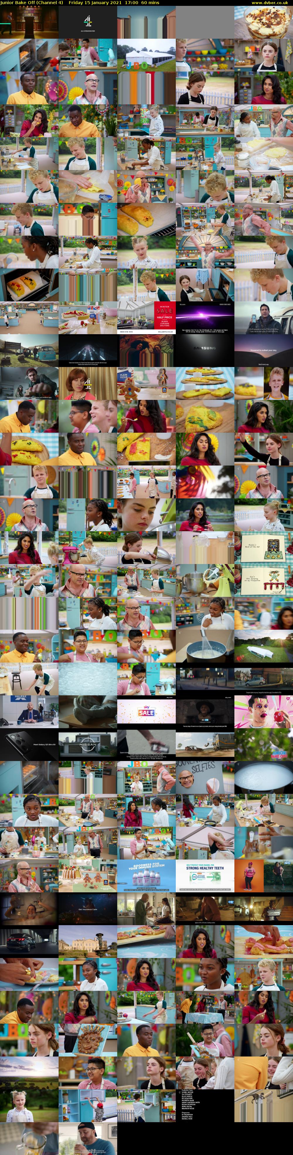 Junior Bake Off (Channel 4) Friday 15 January 2021 17:00 - 18:00