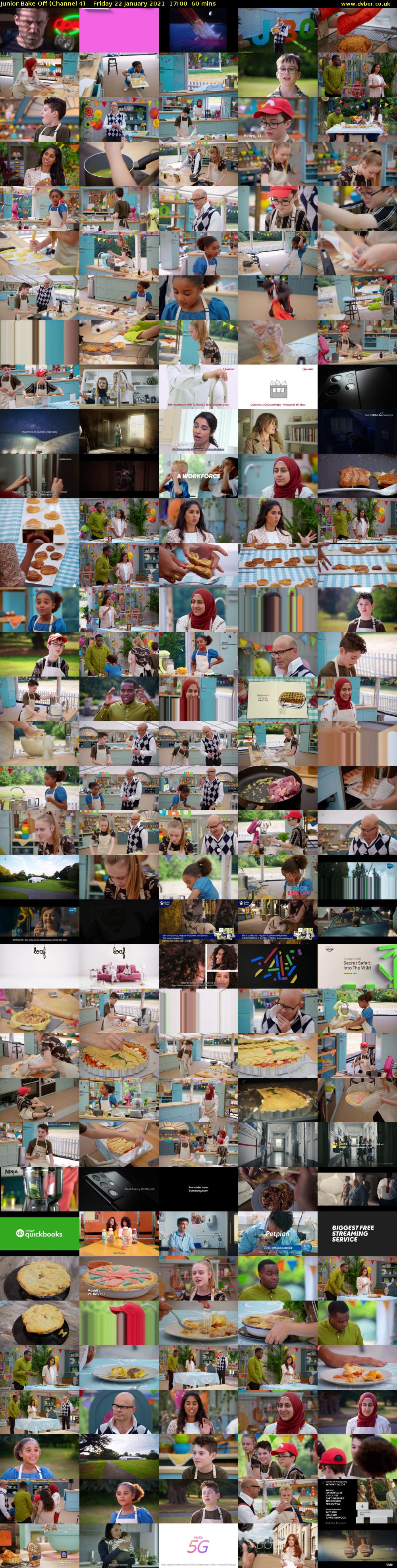 Junior Bake Off (Channel 4) Friday 22 January 2021 17:00 - 18:00