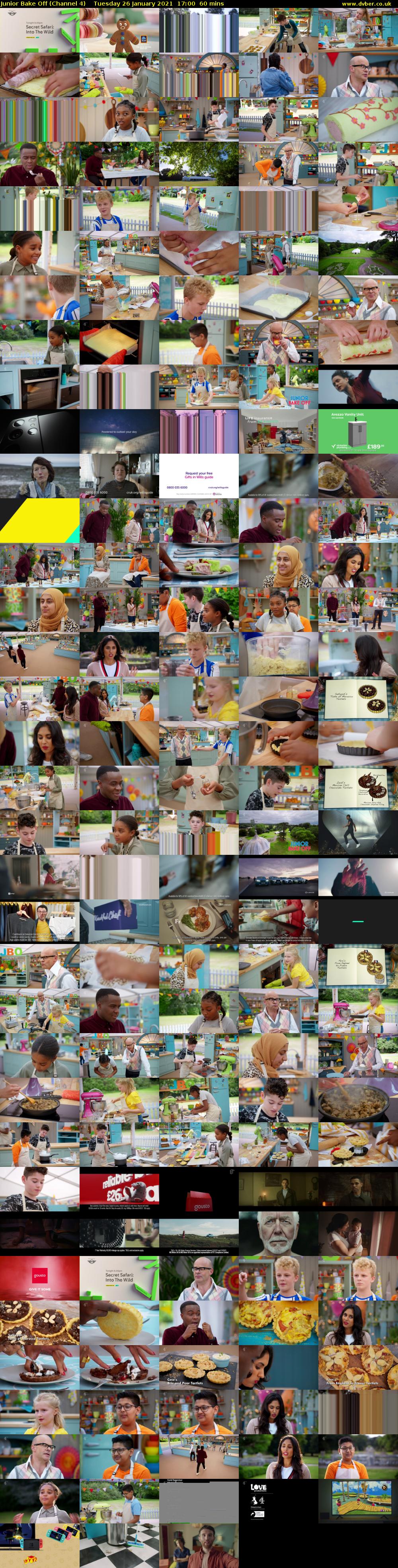 Junior Bake Off (Channel 4) Tuesday 26 January 2021 17:00 - 18:00