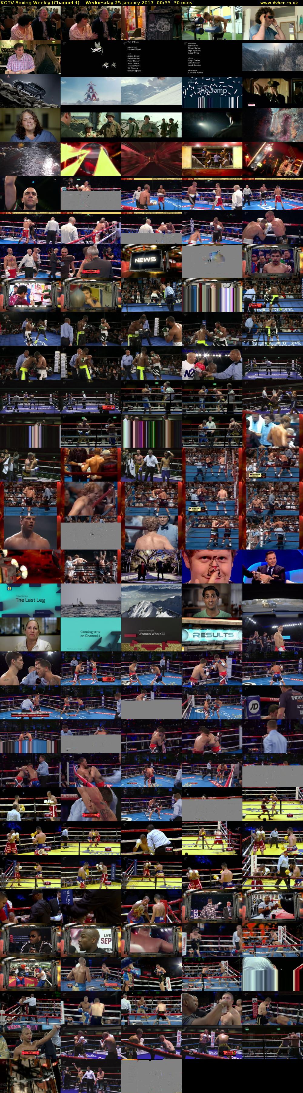 KOTV Boxing Weekly (Channel 4) Wednesday 25 January 2017 00:55 - 01:25