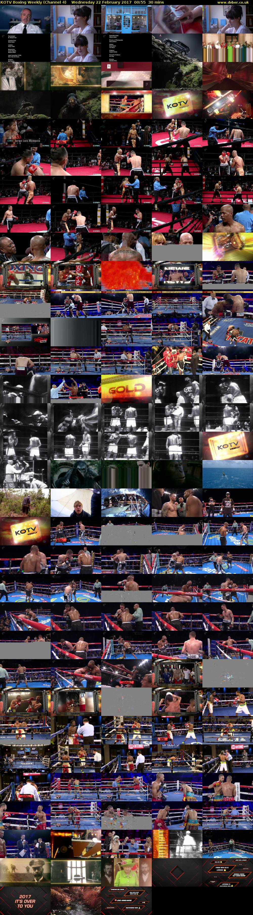 KOTV Boxing Weekly (Channel 4) Wednesday 22 February 2017 00:55 - 01:25