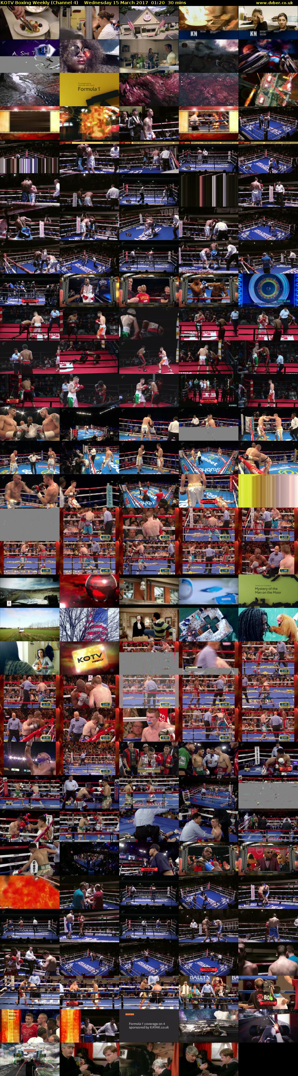 KOTV Boxing Weekly (Channel 4) Wednesday 15 March 2017 01:20 - 01:50