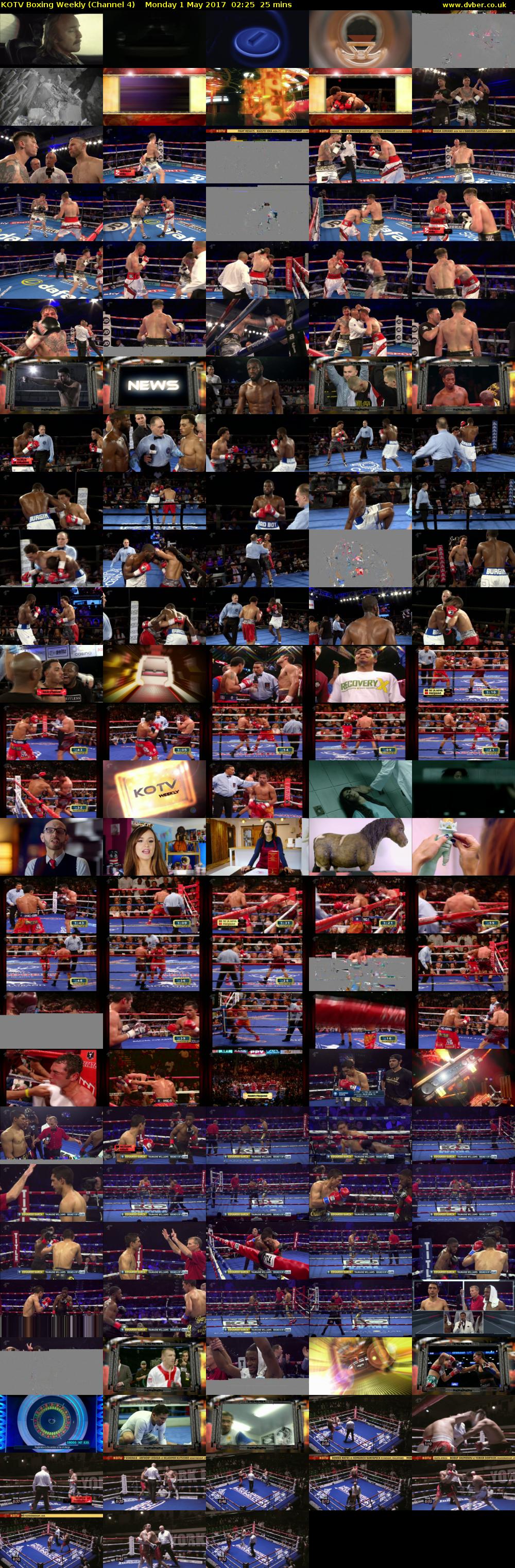 KOTV Boxing Weekly (Channel 4) Monday 1 May 2017 02:25 - 02:50