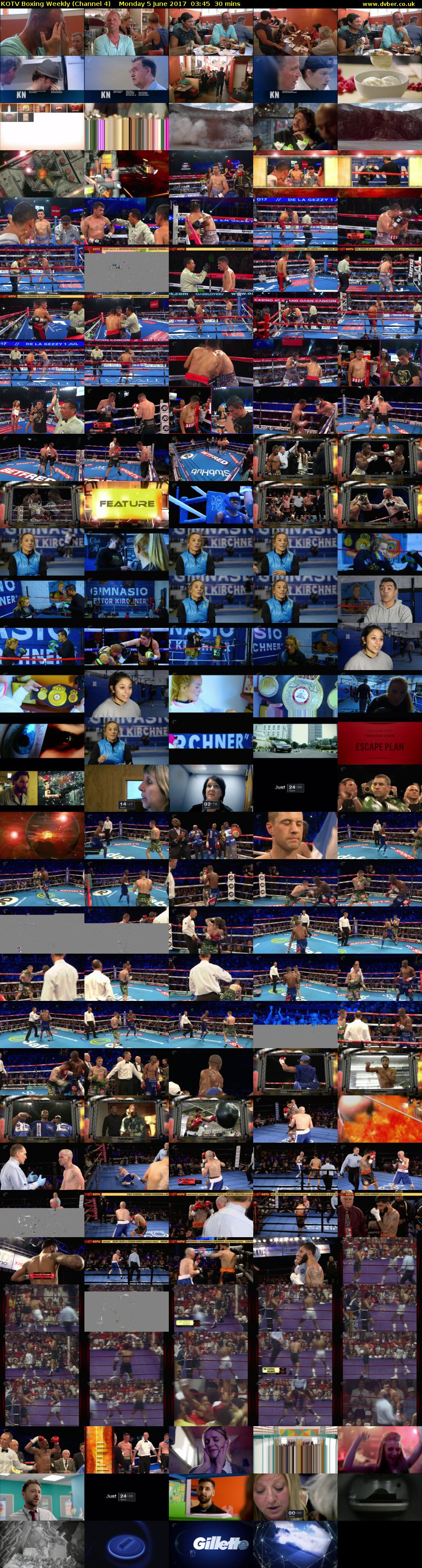 KOTV Boxing Weekly (Channel 4) Monday 5 June 2017 03:45 - 04:15