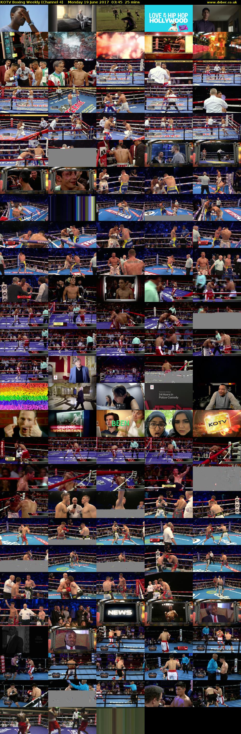 KOTV Boxing Weekly (Channel 4) Monday 19 June 2017 03:45 - 04:10
