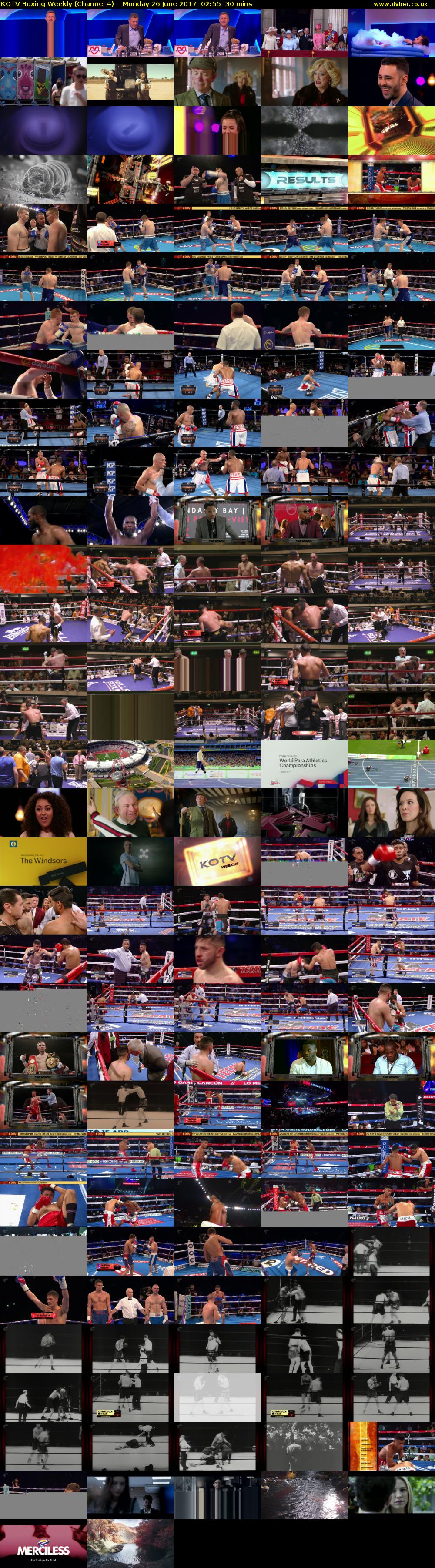KOTV Boxing Weekly (Channel 4) Monday 26 June 2017 02:55 - 03:25