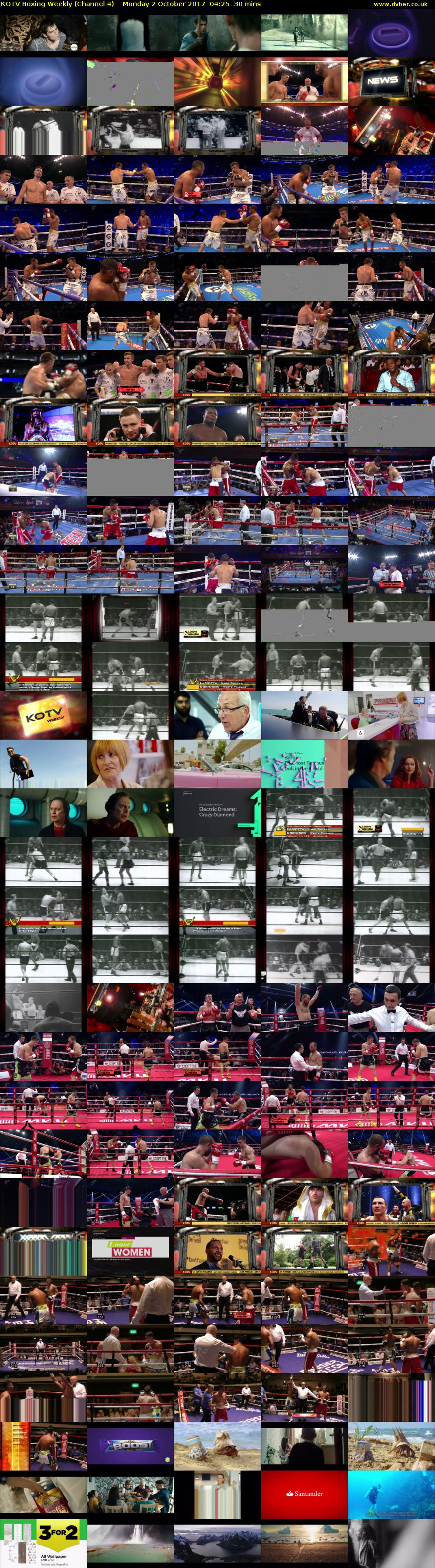 KOTV Boxing Weekly (Channel 4) Monday 2 October 2017 04:25 - 04:55