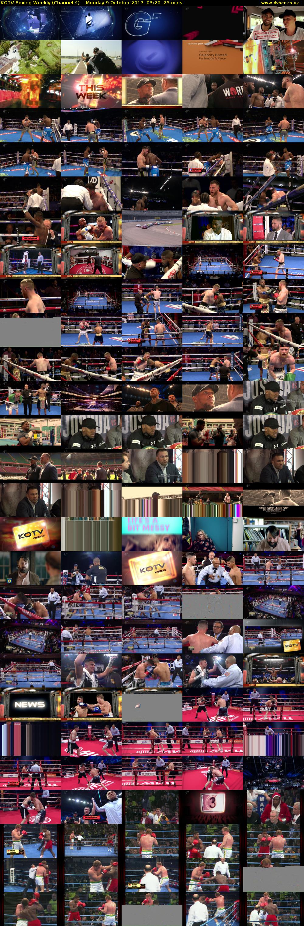 KOTV Boxing Weekly (Channel 4) Monday 9 October 2017 03:20 - 03:45