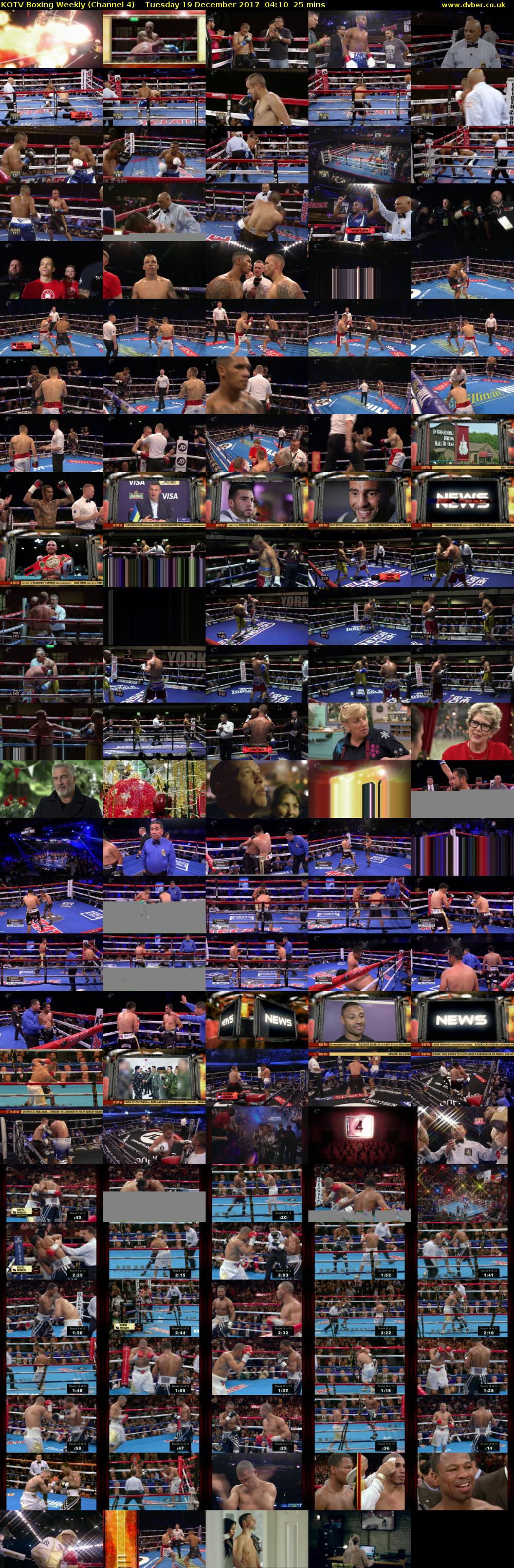 KOTV Boxing Weekly (Channel 4) Tuesday 19 December 2017 04:10 - 04:35
