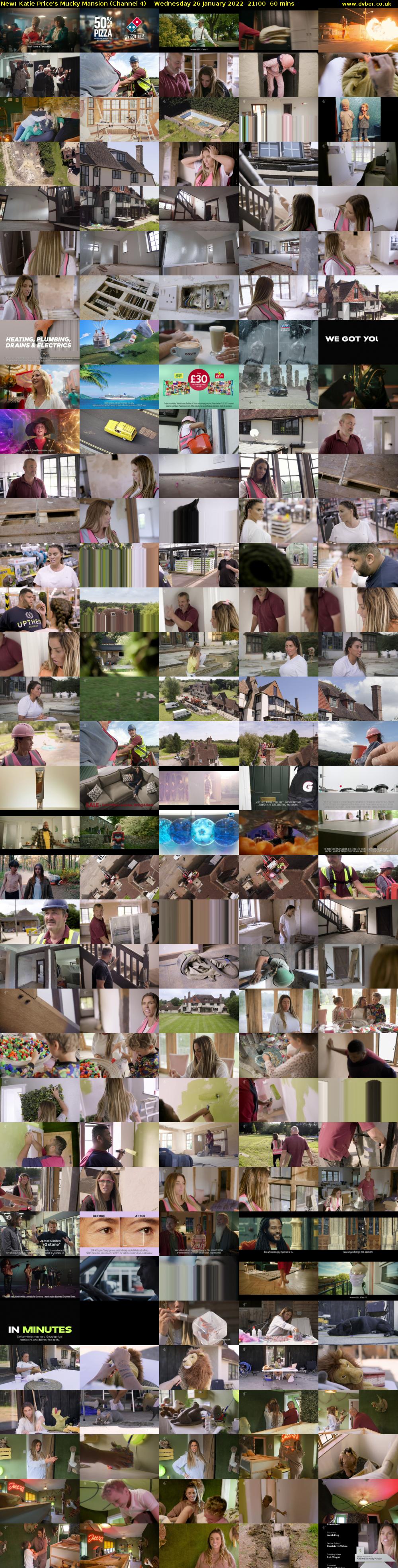 Katie Price's Mucky Mansion (Channel 4) Wednesday 26 January 2022 21:00 - 22:00