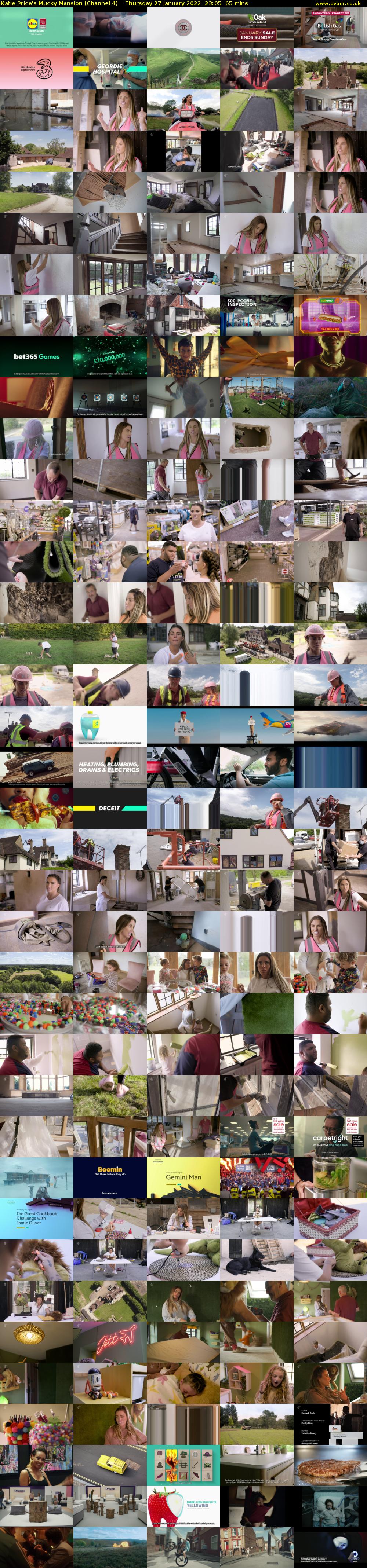 Katie Price's Mucky Mansion (Channel 4) Thursday 27 January 2022 23:05 - 00:10