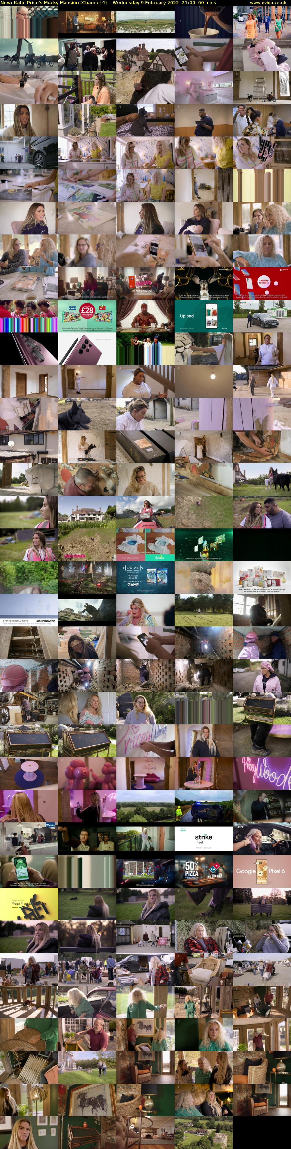 Katie Price's Mucky Mansion (Channel 4) Wednesday 9 February 2022 21:00 - 22:00