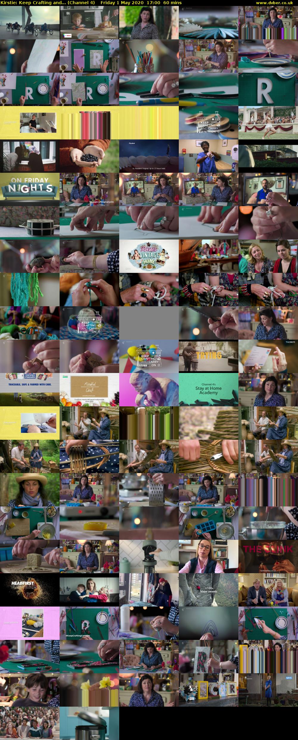 Kirstie: Keep Crafting and... (Channel 4) Friday 1 May 2020 17:00 - 18:00