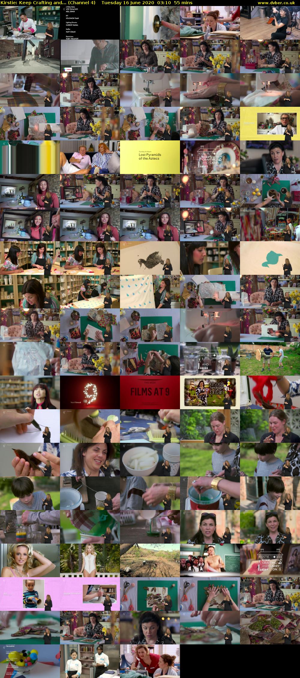 Kirstie: Keep Crafting and... (Channel 4) Tuesday 16 June 2020 03:10 - 04:05