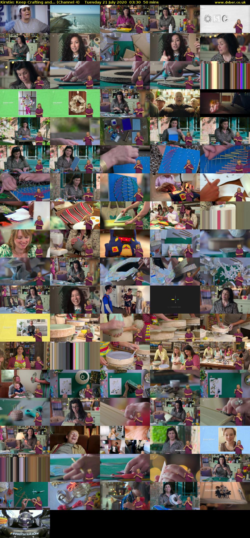 Kirstie: Keep Crafting and... (Channel 4) Tuesday 21 July 2020 03:30 - 04:20