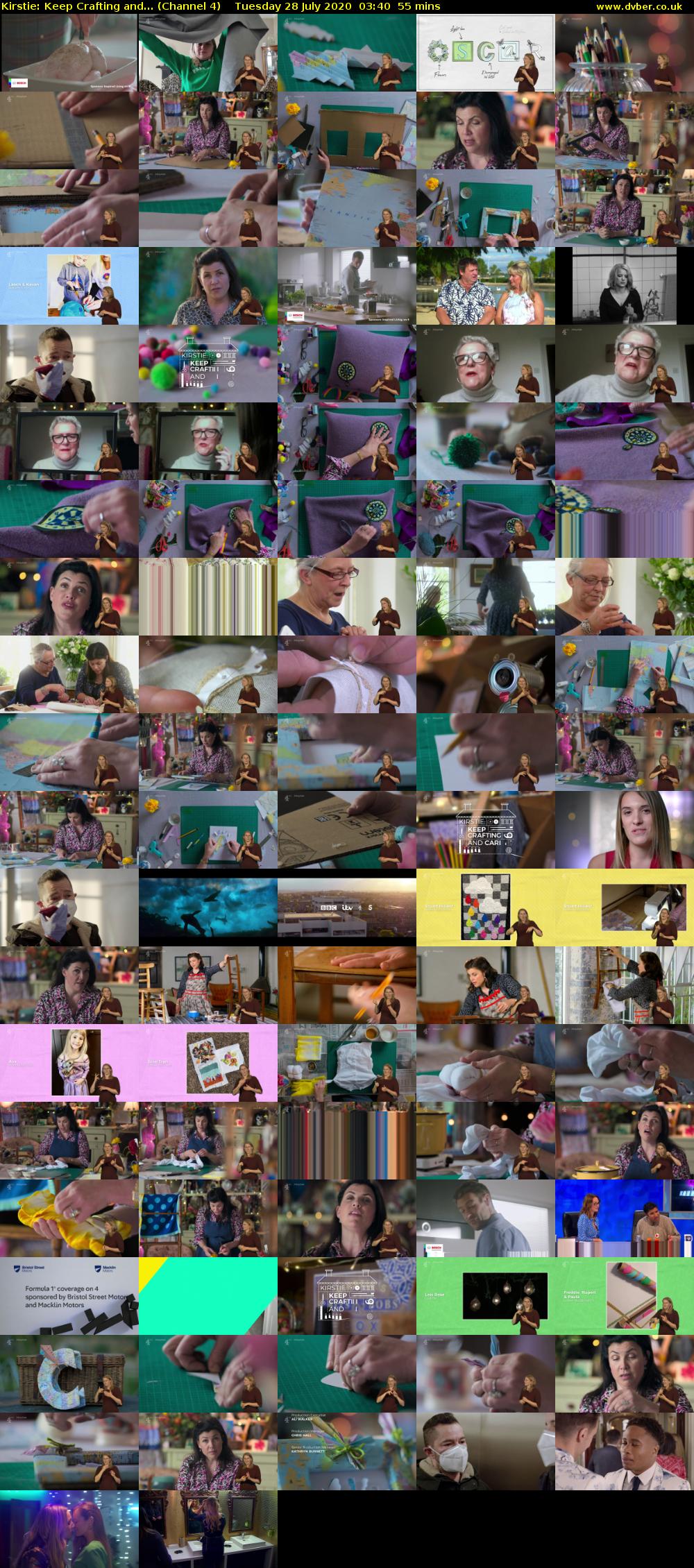 Kirstie: Keep Crafting and... (Channel 4) Tuesday 28 July 2020 03:40 - 04:35