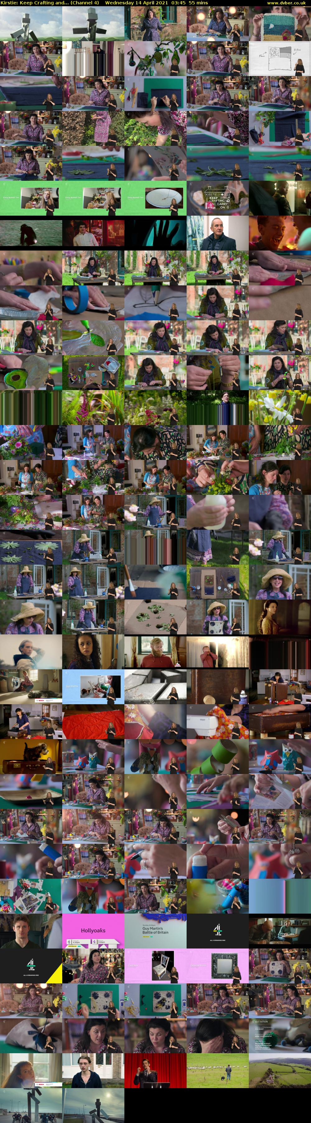 Kirstie: Keep Crafting and... (Channel 4) Wednesday 14 April 2021 03:45 - 04:40