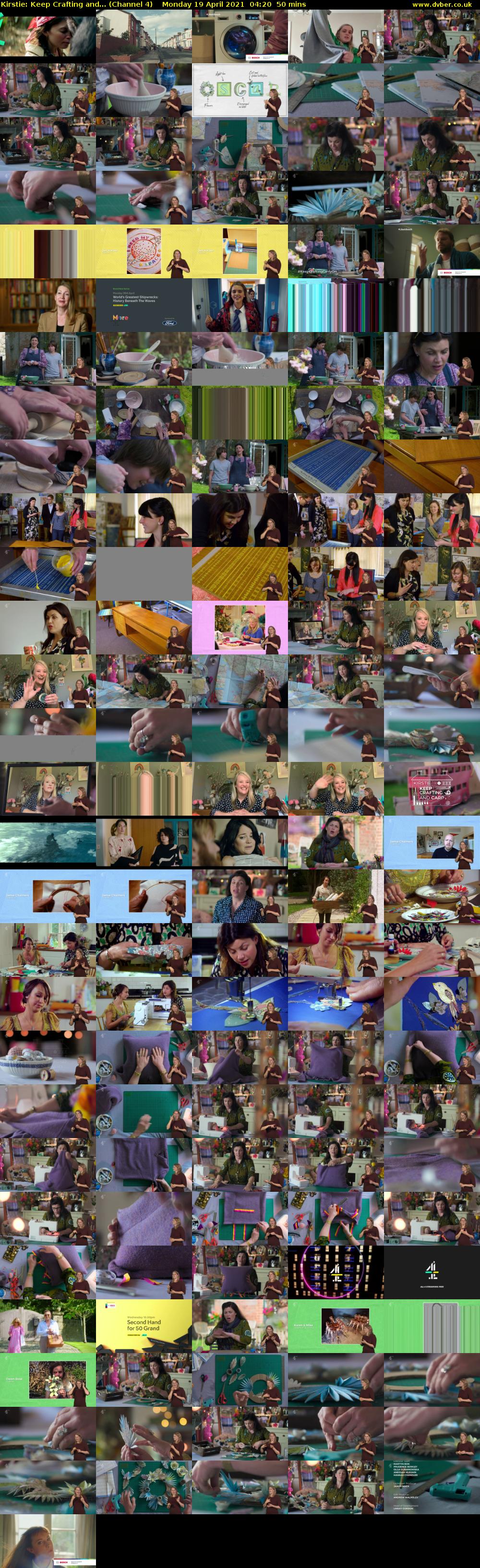 Kirstie: Keep Crafting and... (Channel 4) Monday 19 April 2021 04:20 - 05:10