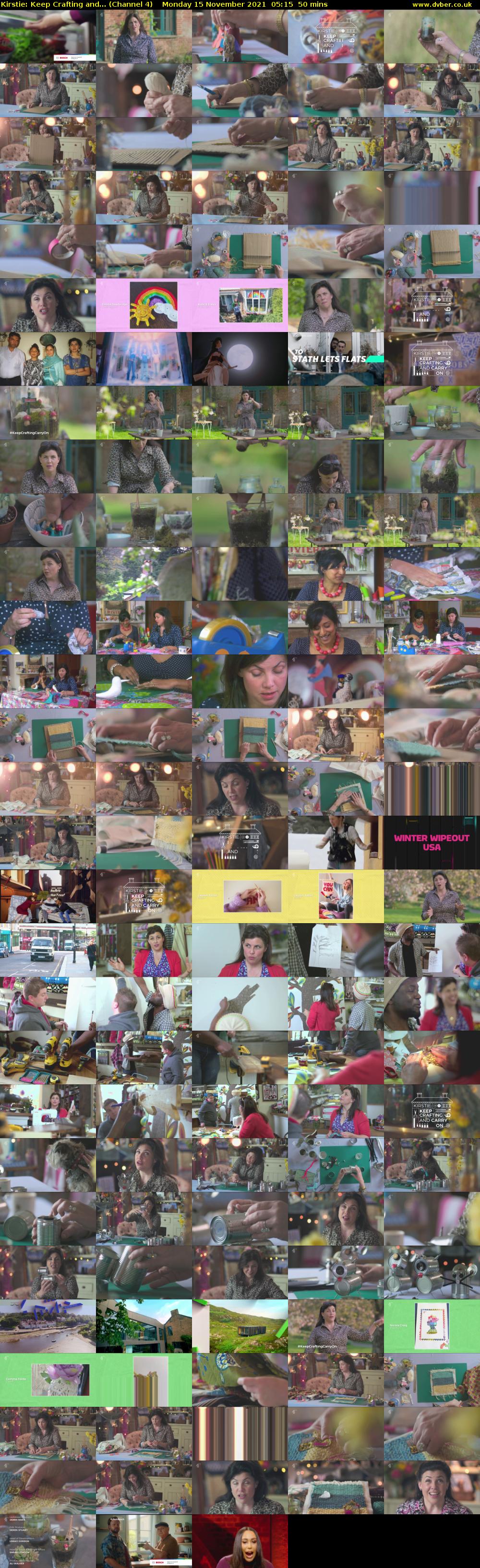 Kirstie: Keep Crafting and... (Channel 4) Monday 15 November 2021 05:15 - 06:05