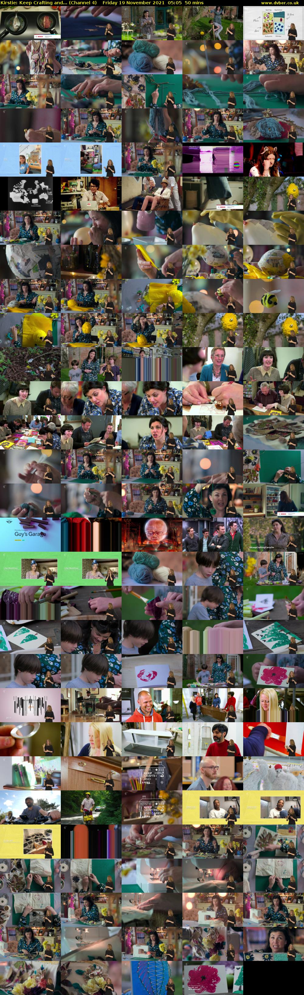 Kirstie: Keep Crafting and... (Channel 4) Friday 19 November 2021 05:05 - 05:55