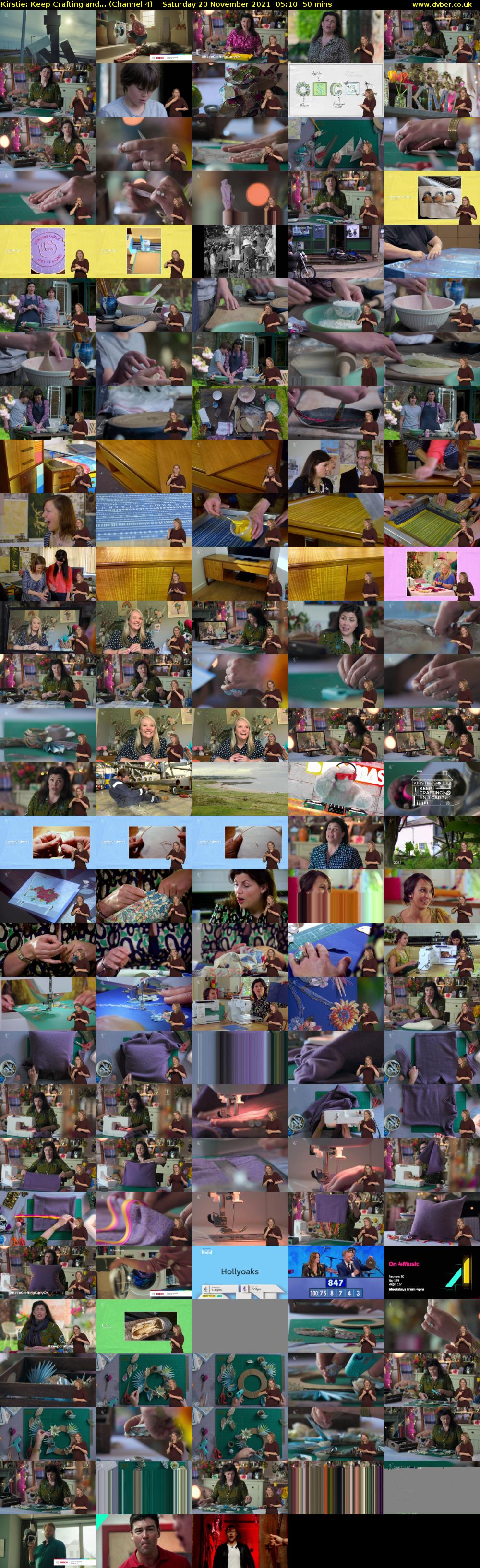 Kirstie: Keep Crafting and... (Channel 4) Saturday 20 November 2021 05:10 - 06:00
