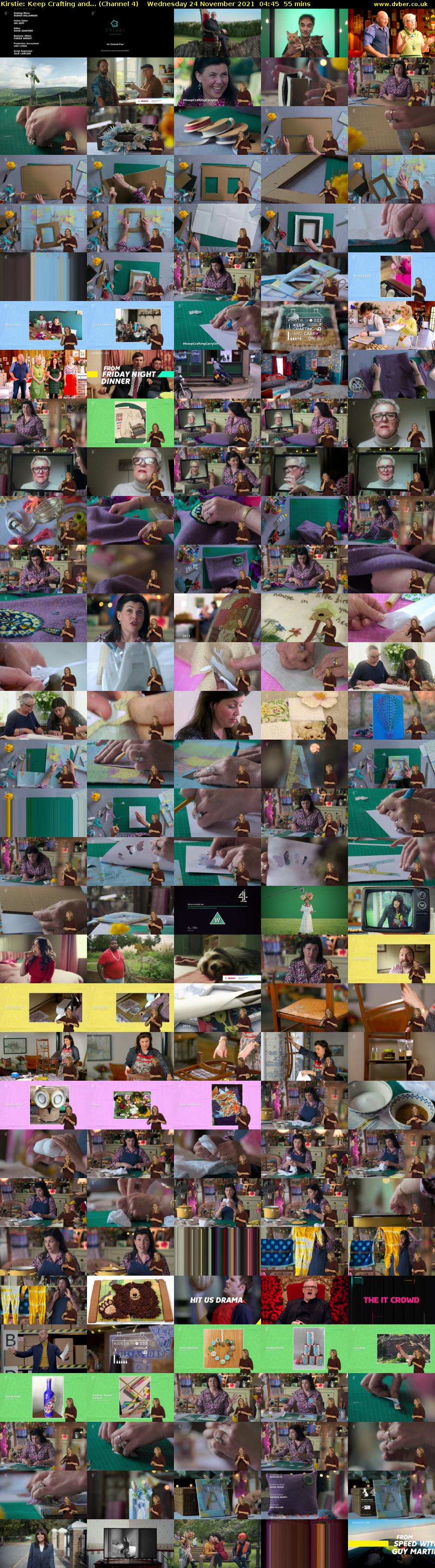 Kirstie: Keep Crafting and... (Channel 4) Wednesday 24 November 2021 04:45 - 05:40