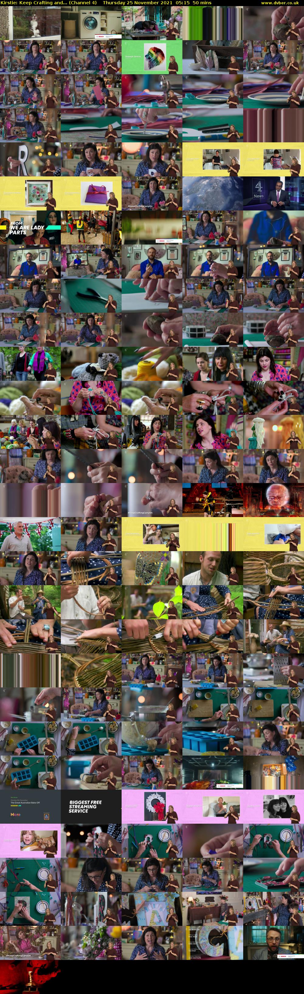 Kirstie: Keep Crafting and... (Channel 4) Thursday 25 November 2021 05:15 - 06:05