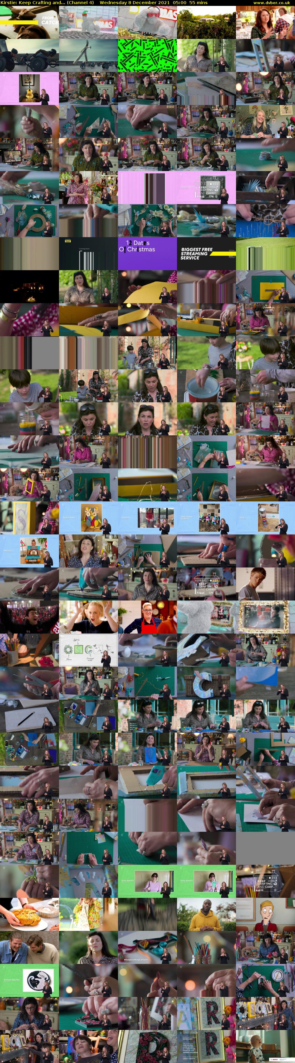 Kirstie: Keep Crafting and... (Channel 4) Wednesday 8 December 2021 05:00 - 05:55