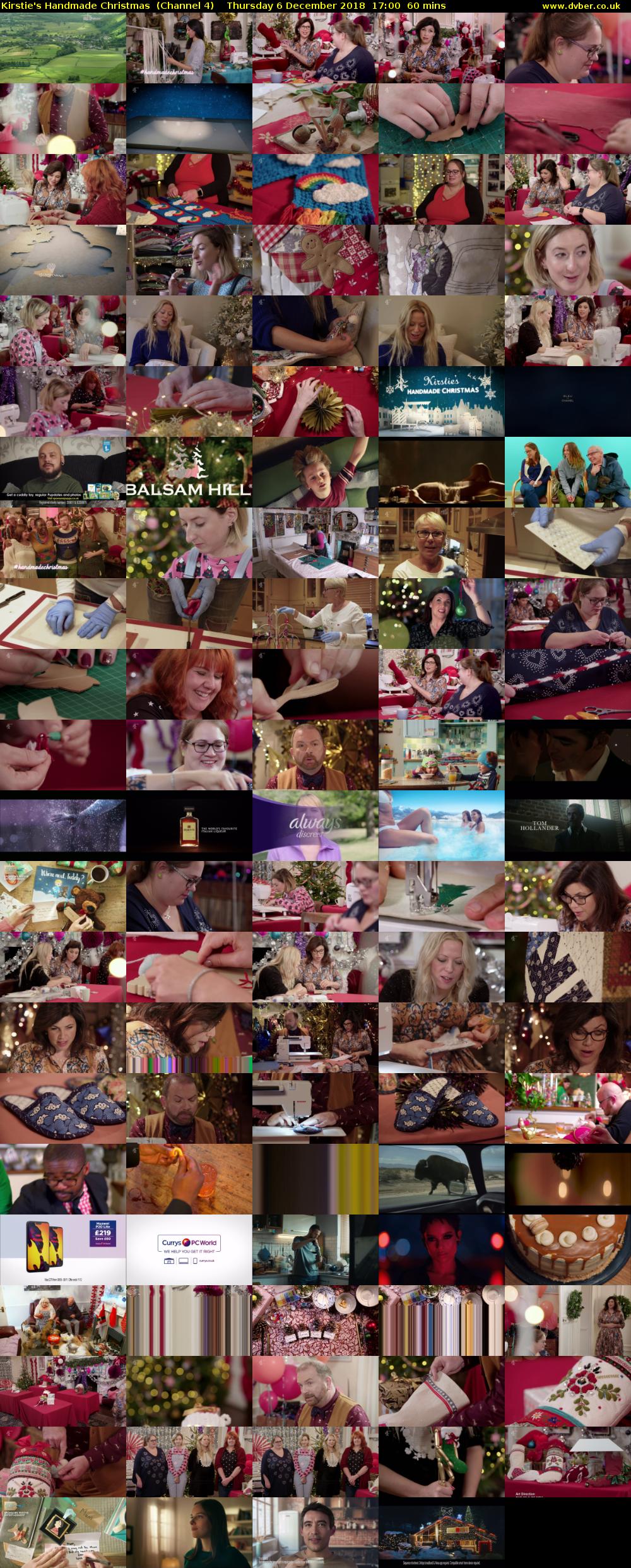Kirstie's Handmade Christmas  (Channel 4) Thursday 6 December 2018 17:00 - 18:00
