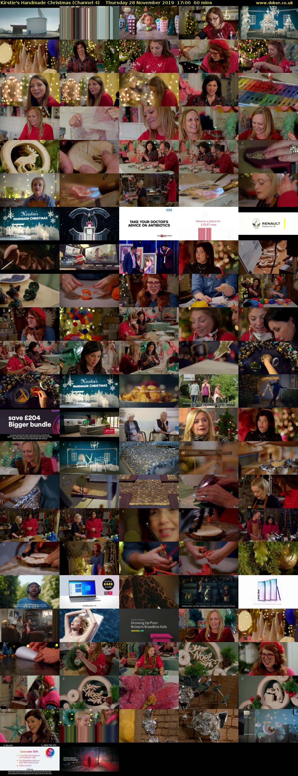 Kirstie's Handmade Christmas (Channel 4) Thursday 28 November 2019 17:00 - 18:00