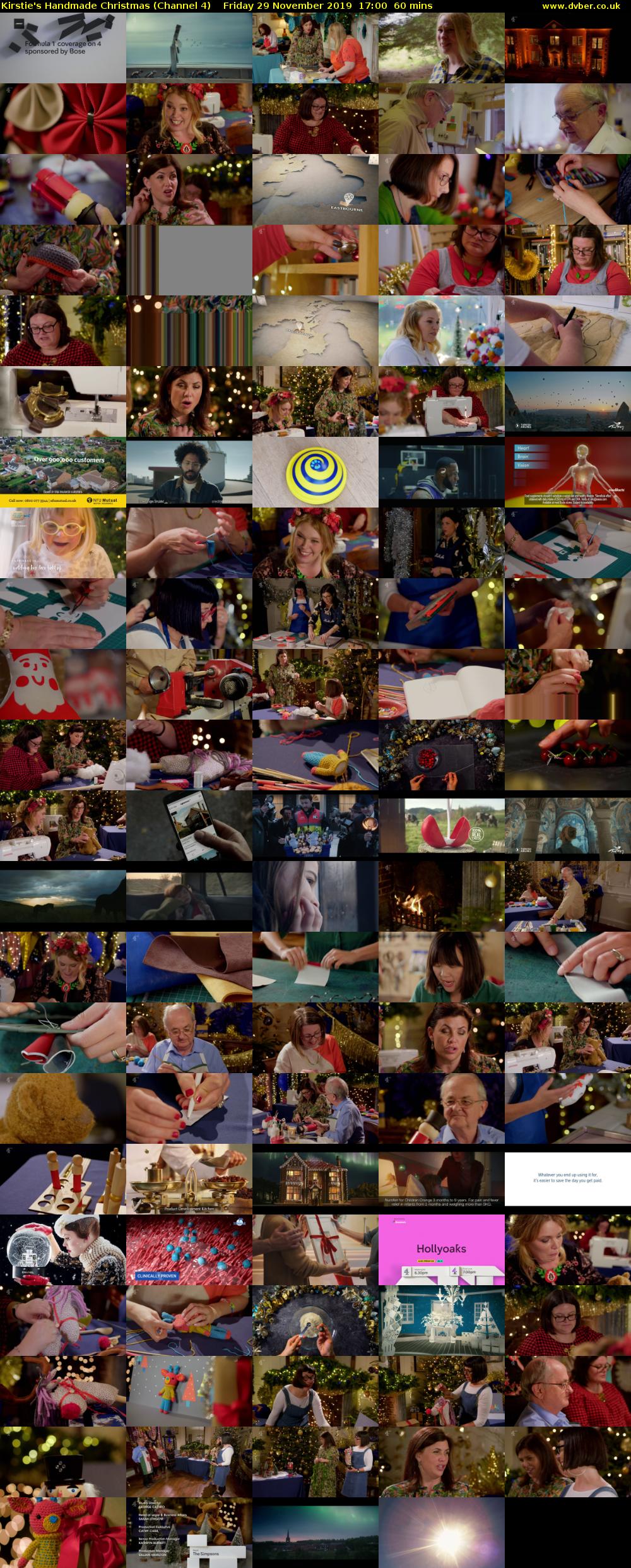 Kirstie's Handmade Christmas (Channel 4) Friday 29 November 2019 17:00 - 18:00