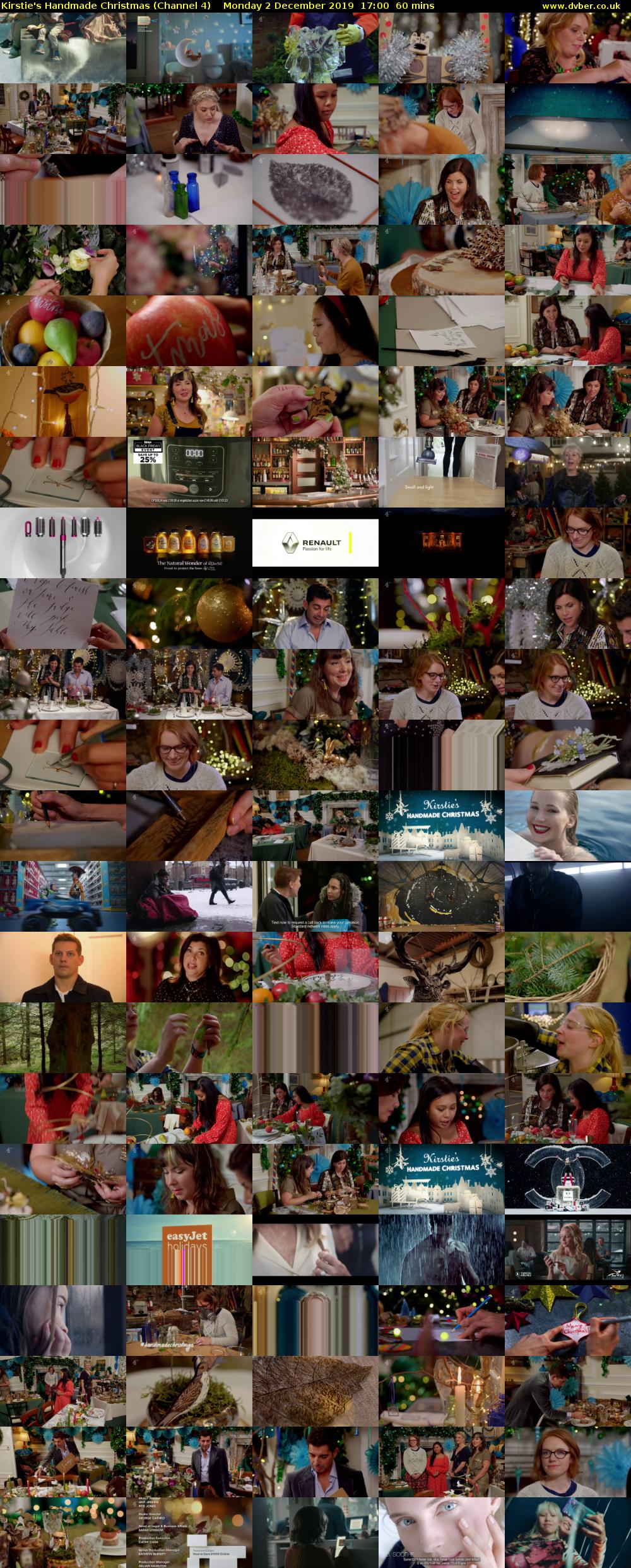 Kirstie's Handmade Christmas (Channel 4) Monday 2 December 2019 17:00 - 18:00