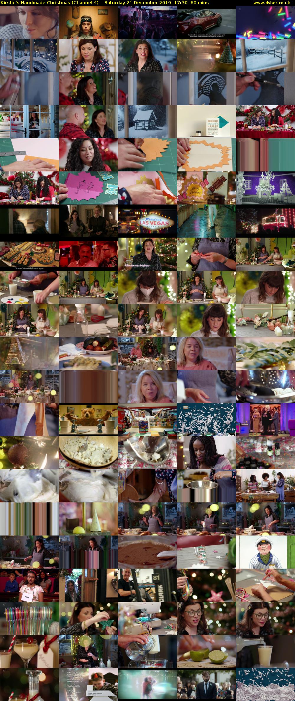 Kirstie's Handmade Christmas (Channel 4) Saturday 21 December 2019 17:30 - 18:30