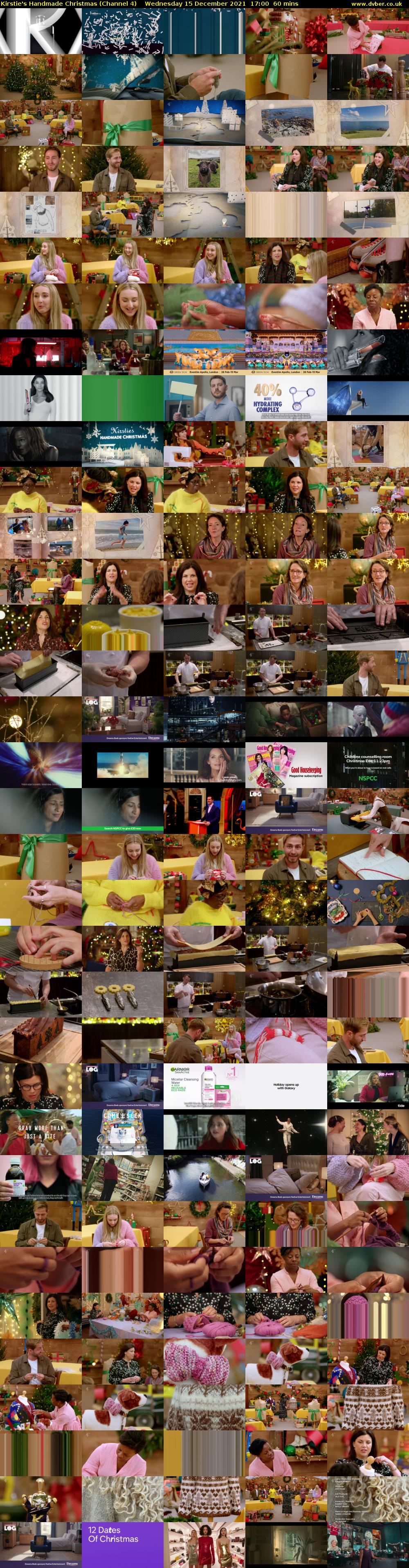 Kirstie's Handmade Christmas (Channel 4) Wednesday 15 December 2021 17:00 - 18:00