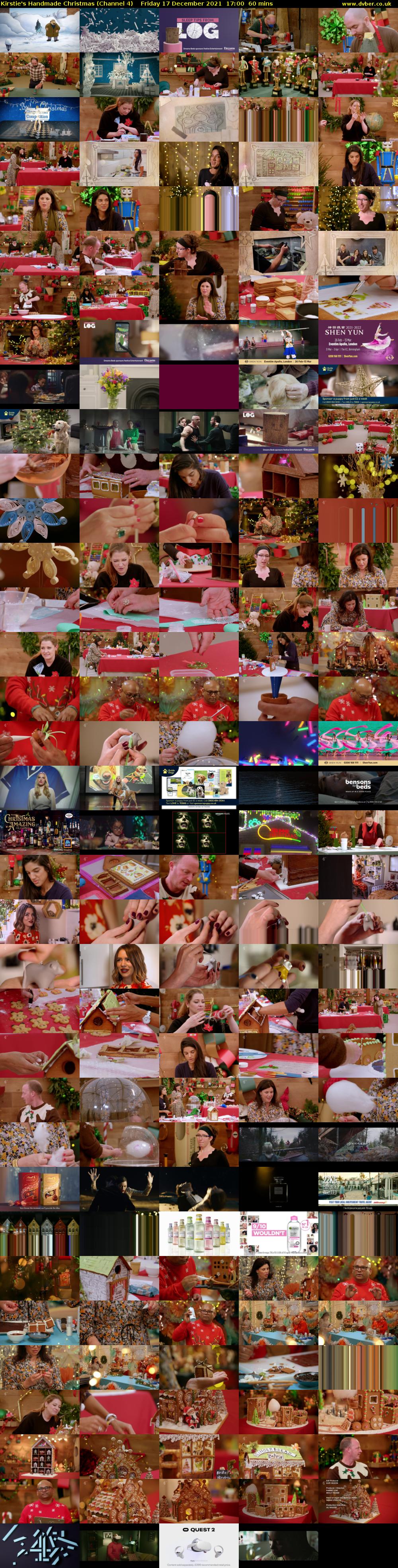 Kirstie's Handmade Christmas (Channel 4) Friday 17 December 2021 17:00 - 18:00
