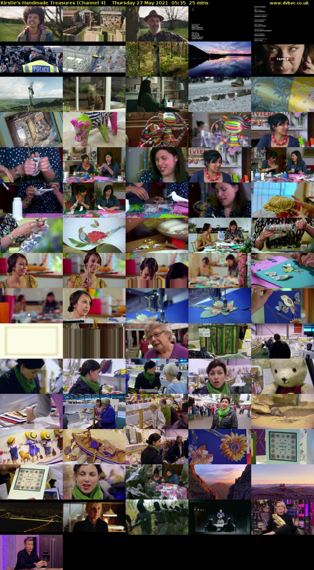 Kirstie's Handmade Treasures (Channel 4) Thursday 27 May 2021 05:35 - 06:00