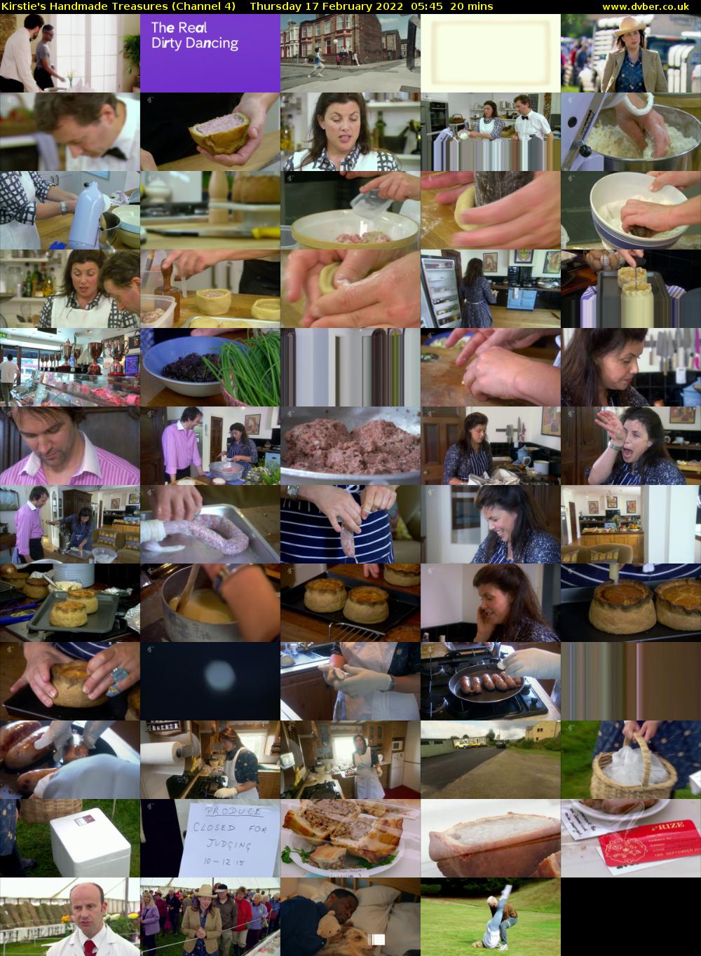 Kirstie's Handmade Treasures (Channel 4) Thursday 17 February 2022 05:45 - 06:05