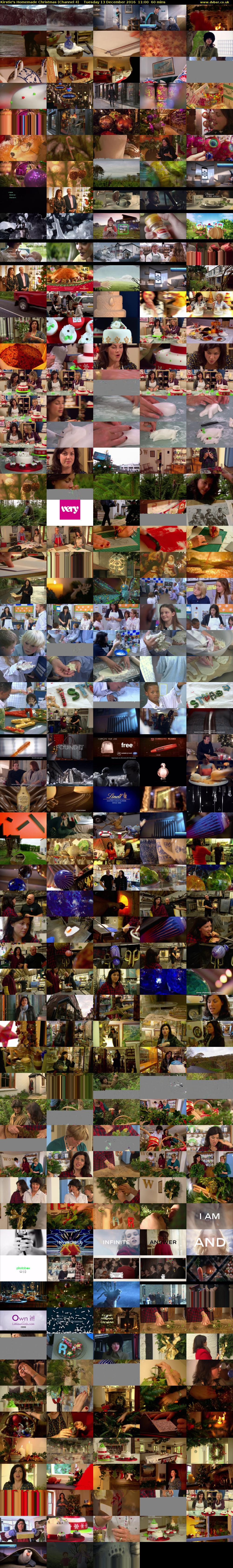 Kirstie's Homemade Christmas (Channel 4) Tuesday 13 December 2016 11:00 - 12:00