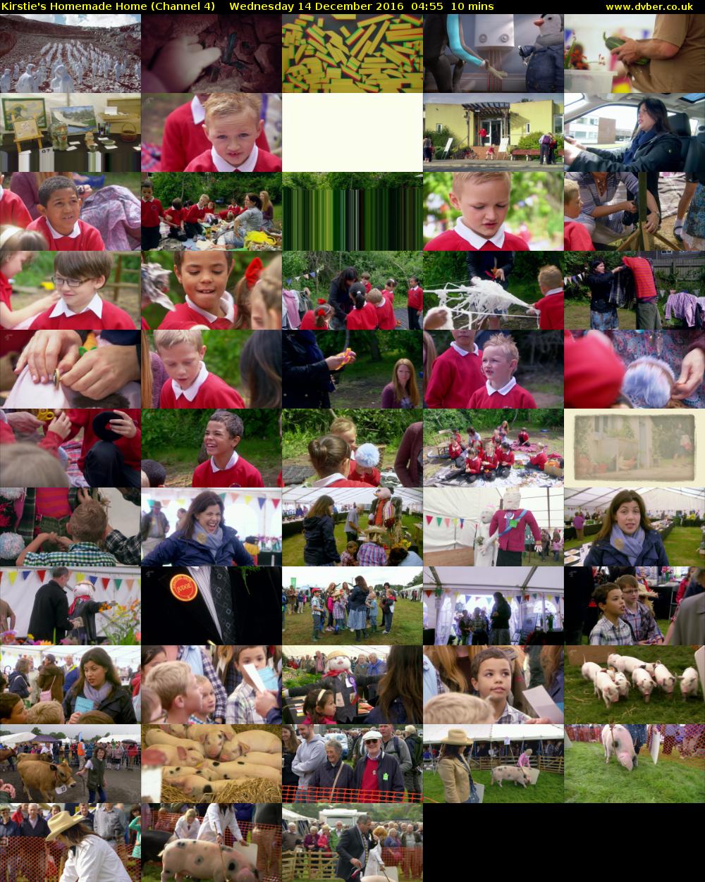 Kirstie's Homemade Home (Channel 4) Wednesday 14 December 2016 04:55 - 05:05