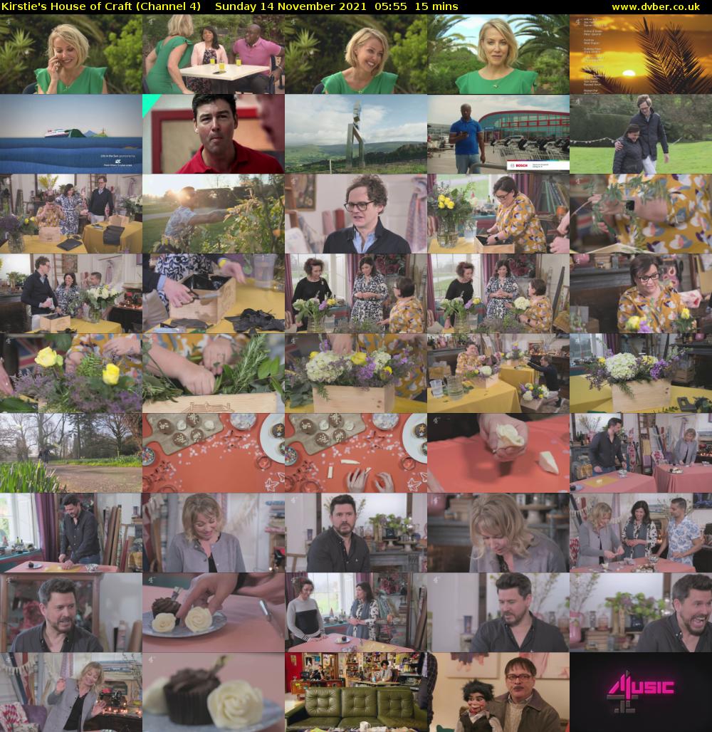 Kirstie's House of Craft (Channel 4) Sunday 14 November 2021 05:55 - 06:10