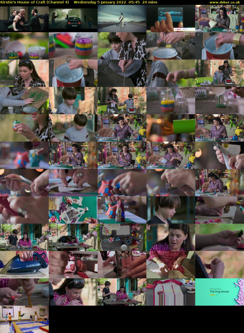 Kirstie's House of Craft (Channel 4) Wednesday 5 January 2022 05:45 - 06:05