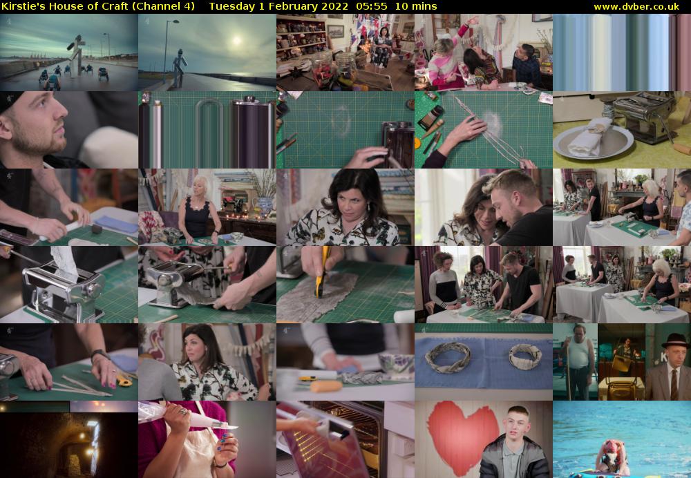 Kirstie's House of Craft (Channel 4) Tuesday 1 February 2022 05:55 - 06:05