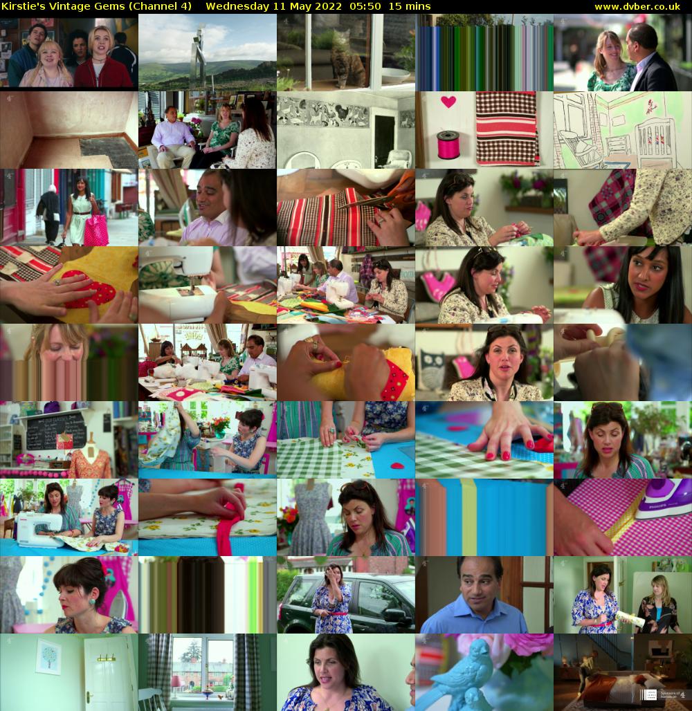 Kirstie's Vintage Gems (Channel 4) Wednesday 11 May 2022 05:50 - 06:05