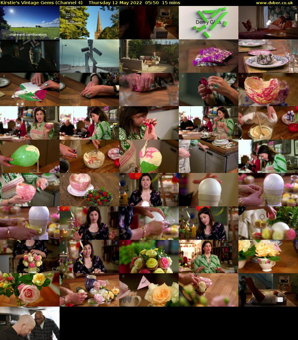 Kirstie's Vintage Gems (Channel 4) Thursday 12 May 2022 05:50 - 06:05