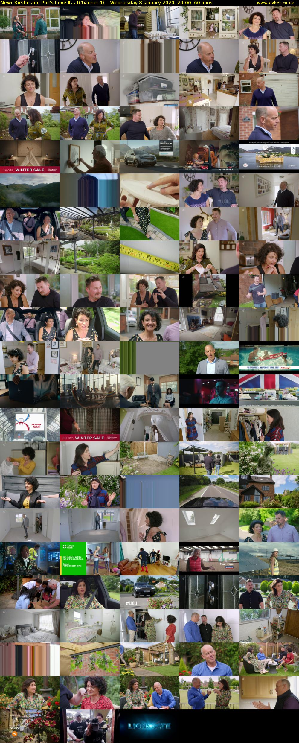 Kirstie and Phil's Love It... (Channel 4) Wednesday 8 January 2020 20:00 - 21:00